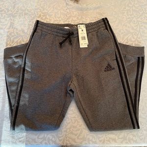 New Men’s Adidas Sweatpants Size M Gray